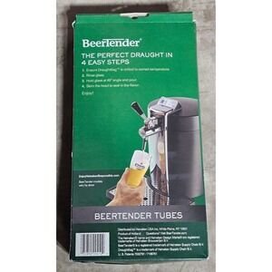 Krups Heineken BeerTender Tubes (6 Pack) for DraughtKeg System Replacement Parts